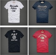 2012 A&F men's T-shirt,  short sleeve