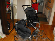 Quinny Speedi Jogger Stroller and Quinny Dreami Speedi Carrycot