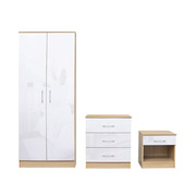 Dakota Bedroom Set White Contemporary