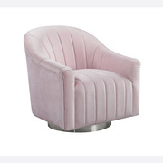 Tiffany Swivel BedroomChair Pink