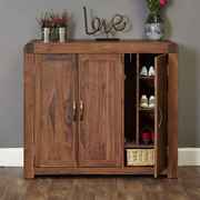 Shiro Walnut Extra Large Shoe Cupboard