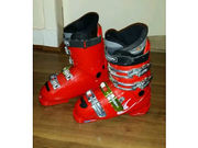 Rossingnol Saphir GX cockpit ski boots in Navy and Salomon Link Course