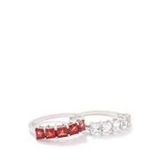 Sterling Silver Cullinan  & Red Garnet Topaz Rings £19.99ea