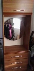 cupboard  with  mirror 