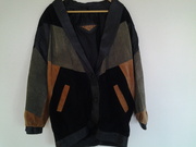 Attractive suede long line jacket