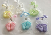 homemade baby footprint soaps