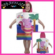 OFFICIAL PEPPA PIG HOODED PONCHO TOWEL