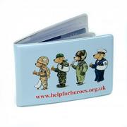 Bus Pass Holders Made in the UK out of recycled pvc..