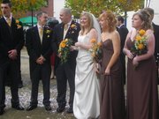 Two piece Ivory Wedding dress