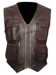 Jurassic World Chris Pratt Leather Vest