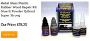 Speeding.co.uk provides strong Q bond glue adhesive for car care