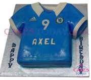 Football / Sports T-Shirt Cake (Chelsea)